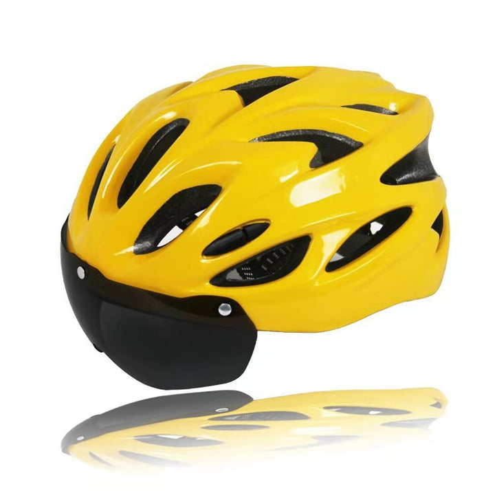 lightweight ventilated cycling helmet with adjustable fit system and removable visor Bowlift