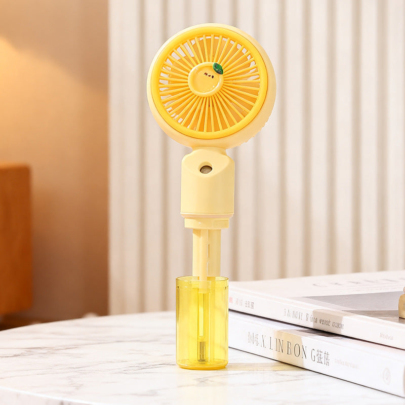 Ladies portable mini fan with integrated spray function Bowlift