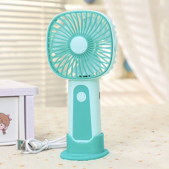 Women's Portable USB Hand Fan with Adjustable Tilt Angle Bowlift