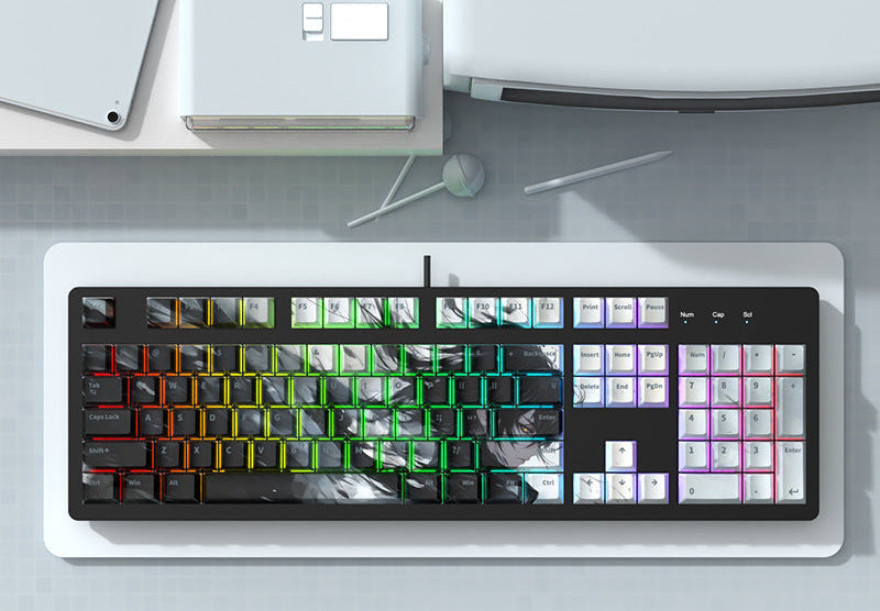 Artistic Themed Mechanical Keyboard Bowlift