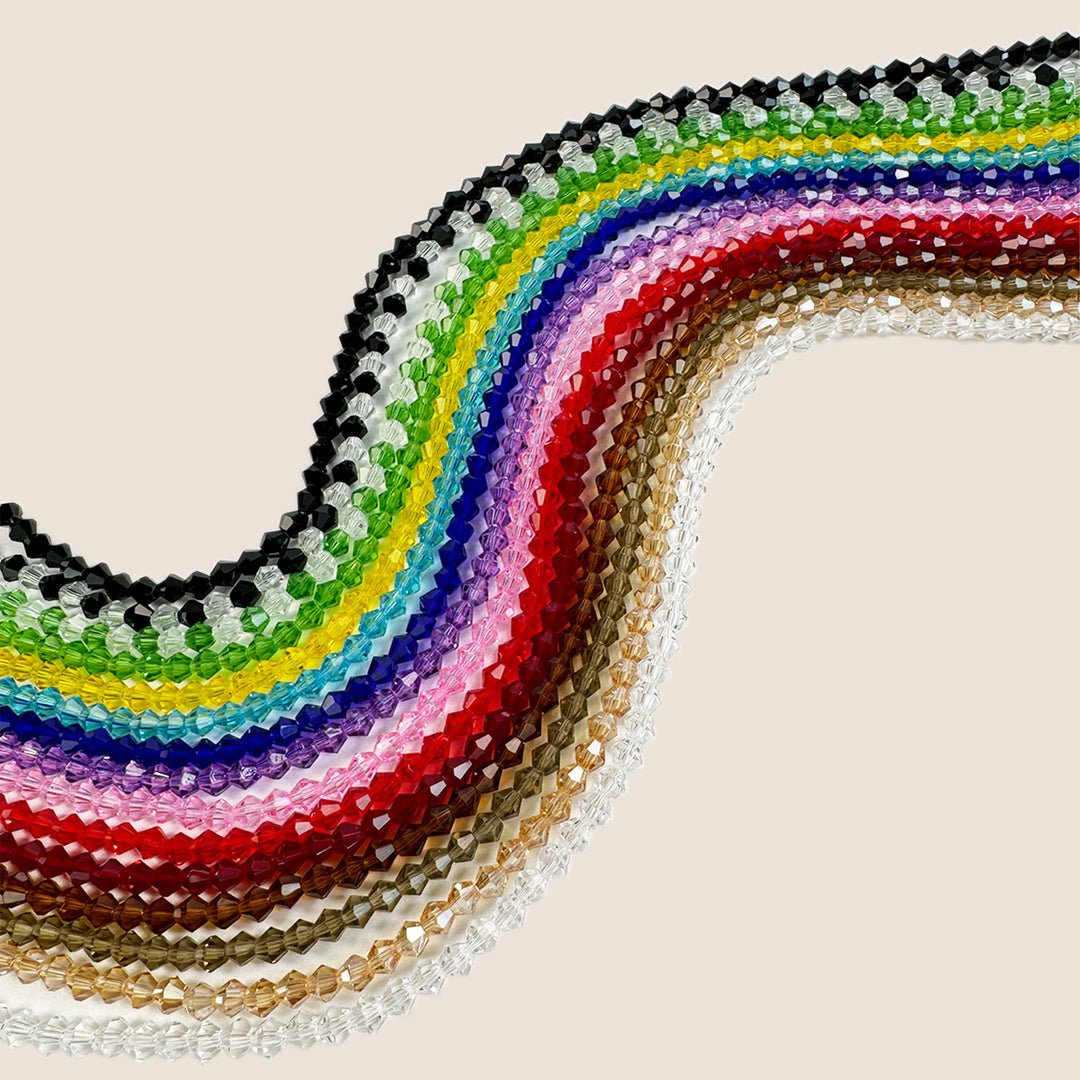 Beaded Eyewear Chain with Clear Tips Bowlift