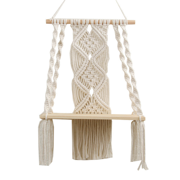 Decorative Macramé Swing Shelf Bowlift