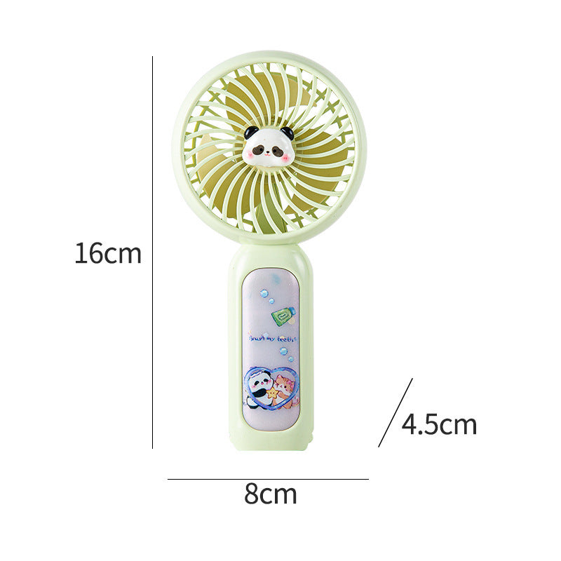 Adorable Handheld Cooling Fan with Cute Panda Design Bowlift