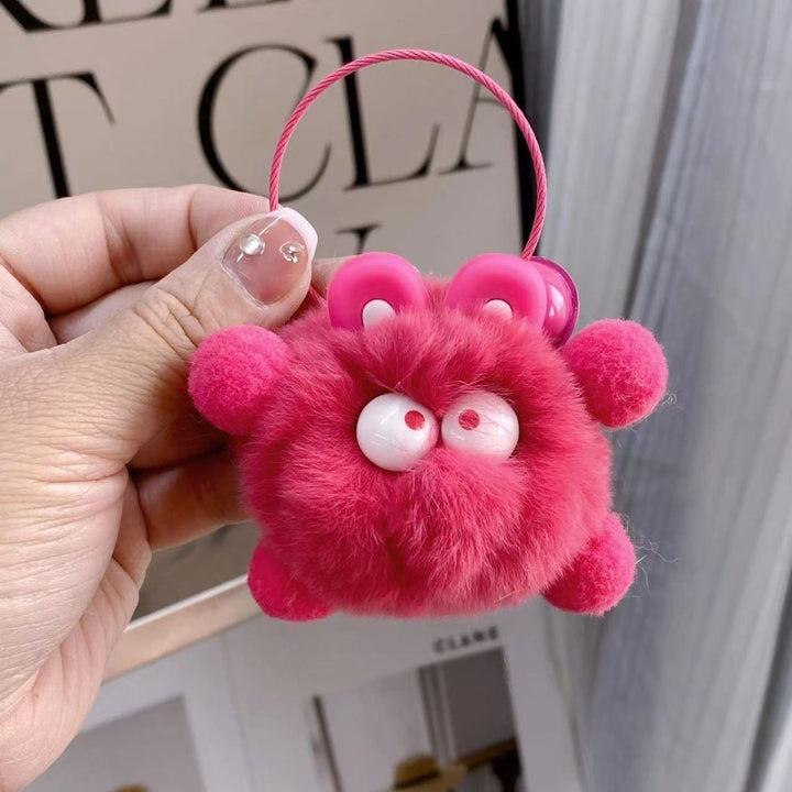 Cute Plush Monster Keychain Accessory Bowlift