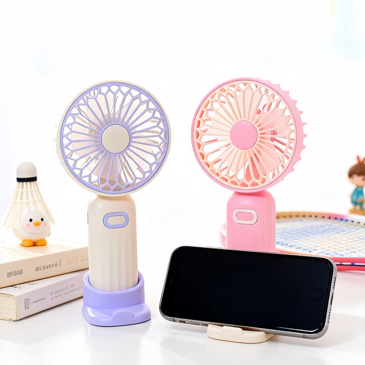 Portable USB Hand Fan with Ergonomic Design and Versatile Speed Levels Bowlift