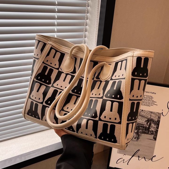 Playful Patterned Tote Bag Bowlift