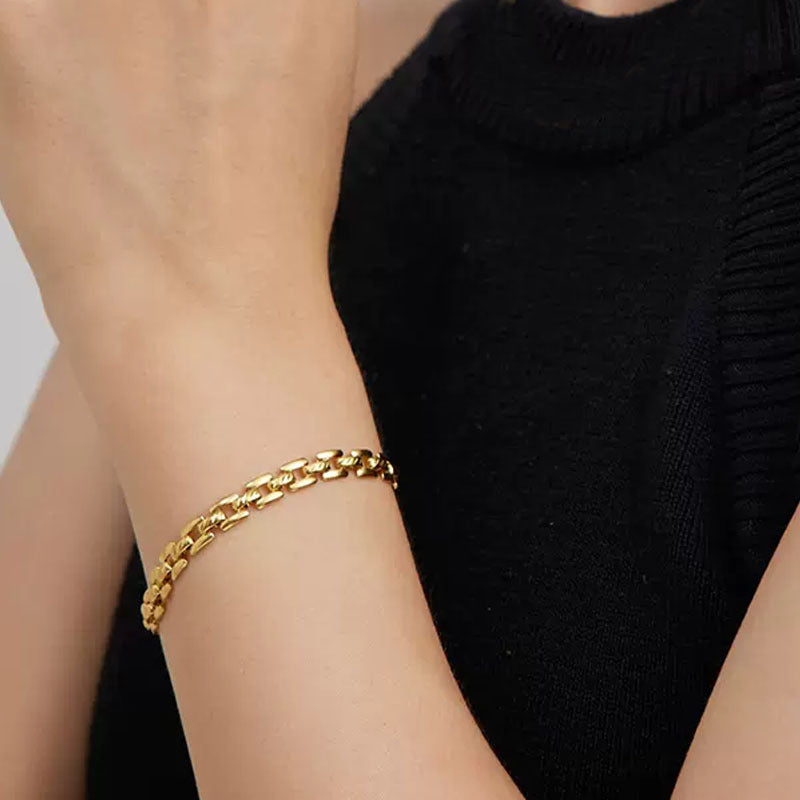 Elegant Link Chain Bracelet Bowlift