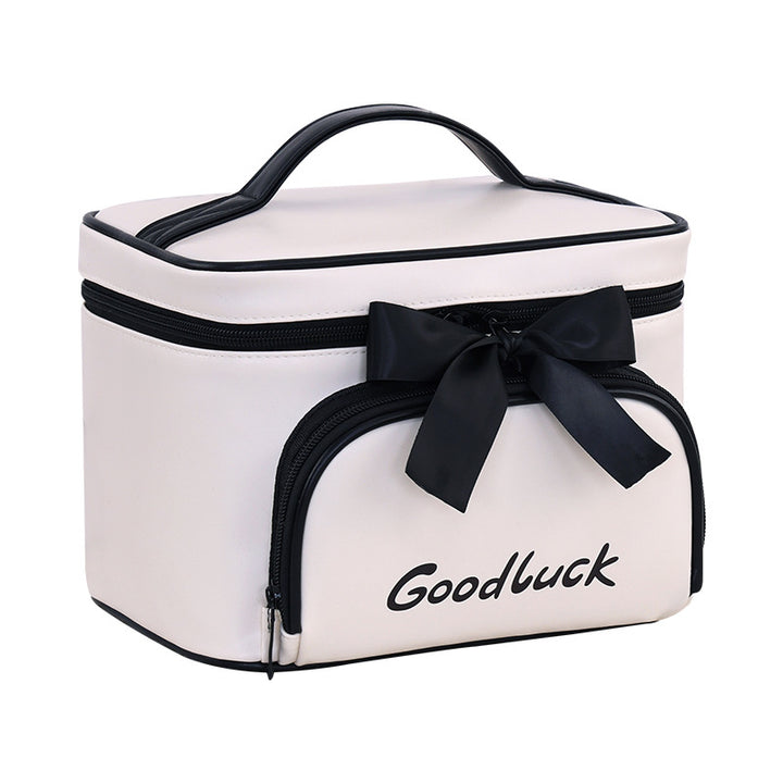 Cosmetic Transport Bag With Stylish Design And Practical Compartment Arrangement Bowlift