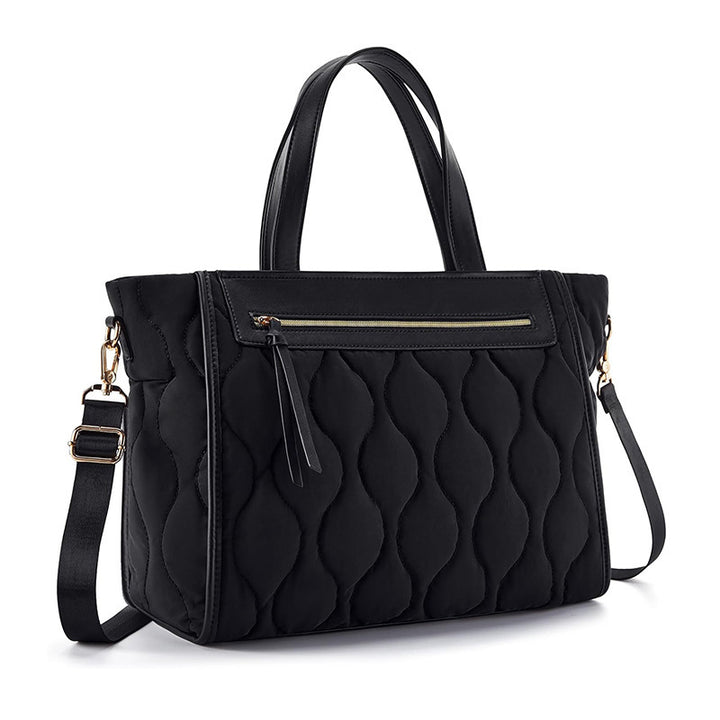 Fashionable and Elegant Shoulder Bag with Textured Design Bowlift