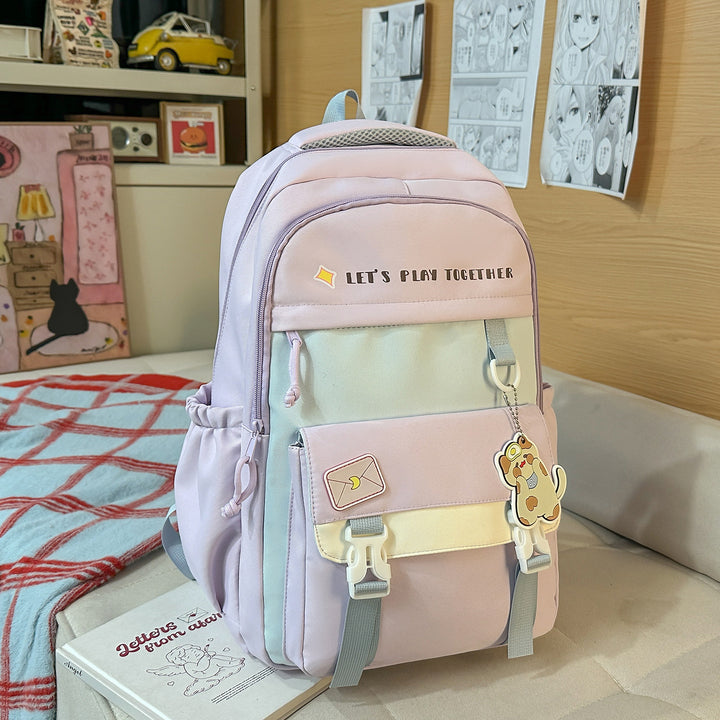 Backpack with Playful Design and Innovative Compartments Bowlift