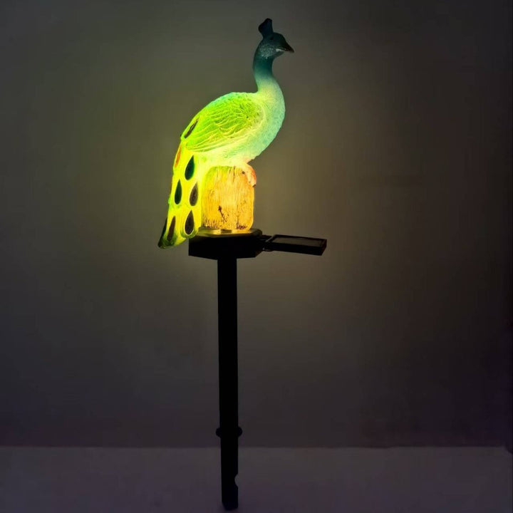 Whimsical Solar-Powered Squirrel Garden Stake Light With Integrated Solar Panel And Warm LED Glow Bowlift
