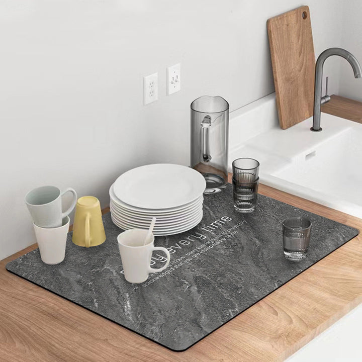 Marble-Inspired Table Mat Bowlift