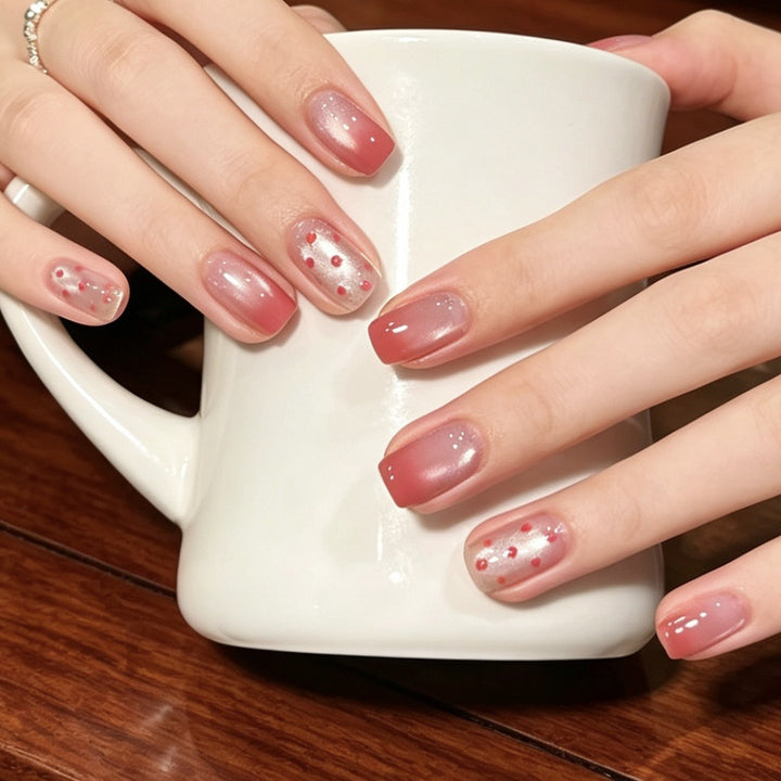 Premium Glossy Press-On Nail Art Bowlift