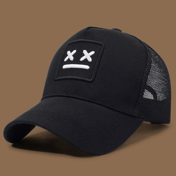 Women's Sporty Baseball Cap with Mesh Sides Bowlift