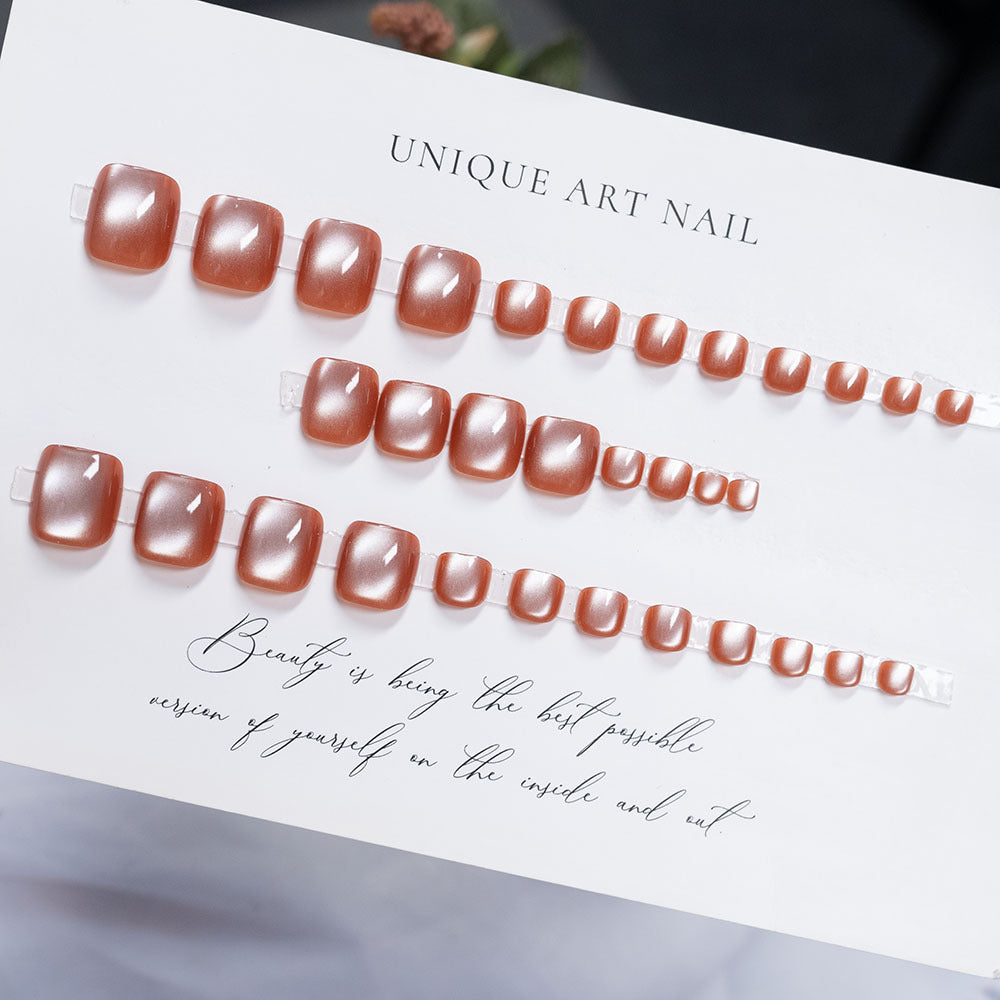Elegant Metallic Nail Art