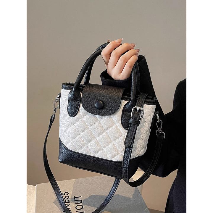 Quilted Mini Top-Handle Handbag Bowlift