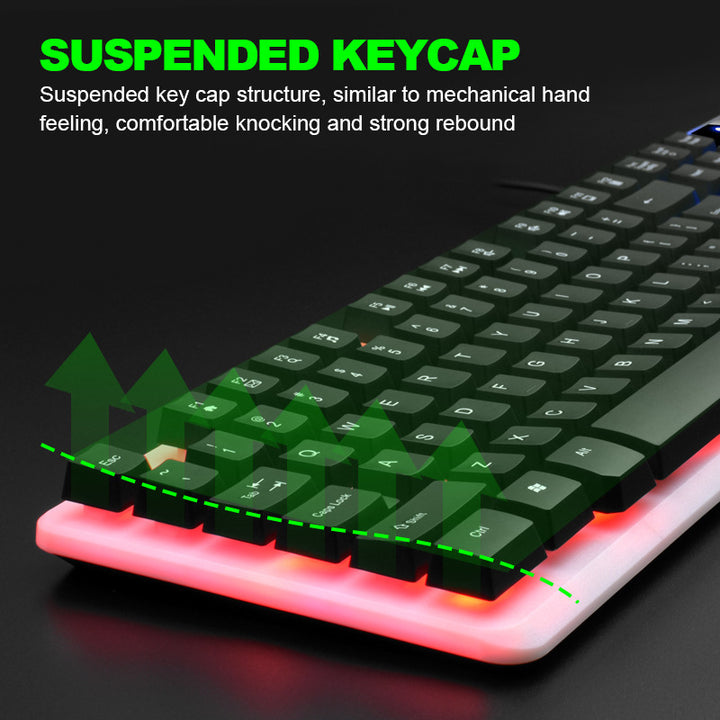 RGB Mechanical Gaming Keyboard with Customizable Backlighting Bowlift