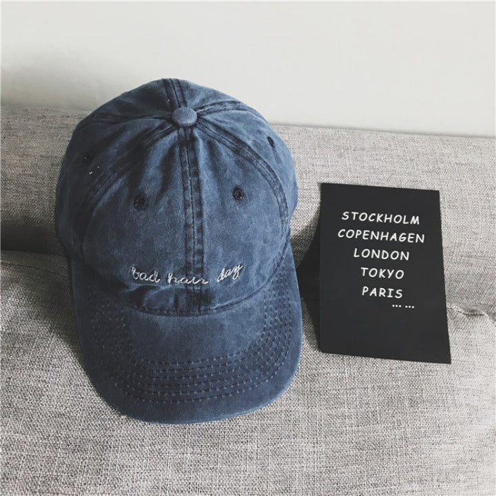 Women's Embroidered Casual Soft Cotton Baseball Cap Bowlift