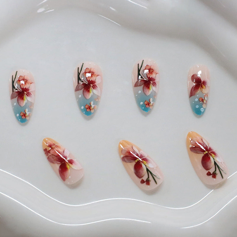 Floral Decorative Nail Art Bowlift