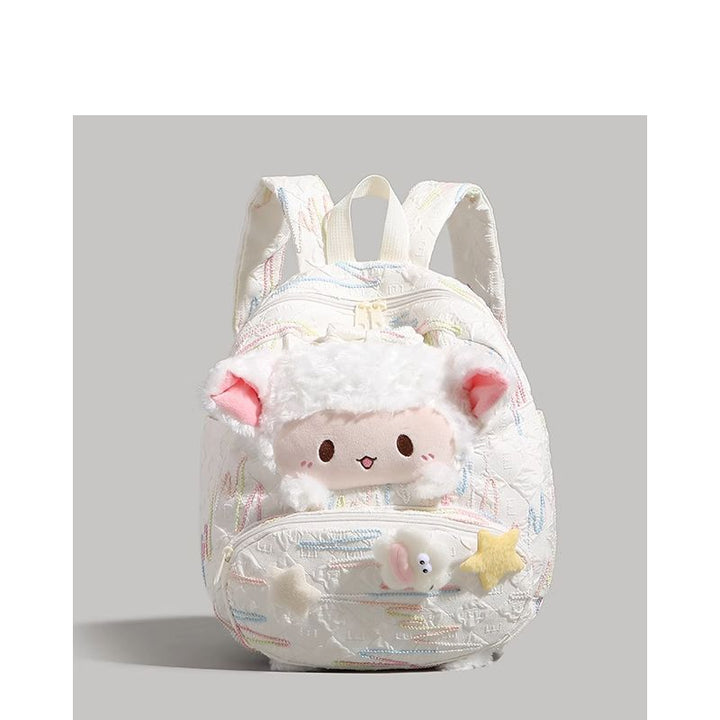 Cute Plush Animal-Themed Backpack Bowlift