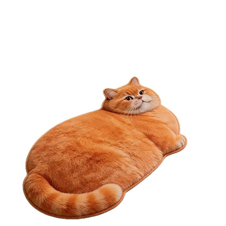 Cat-Shaped Bath Mat Bowlift