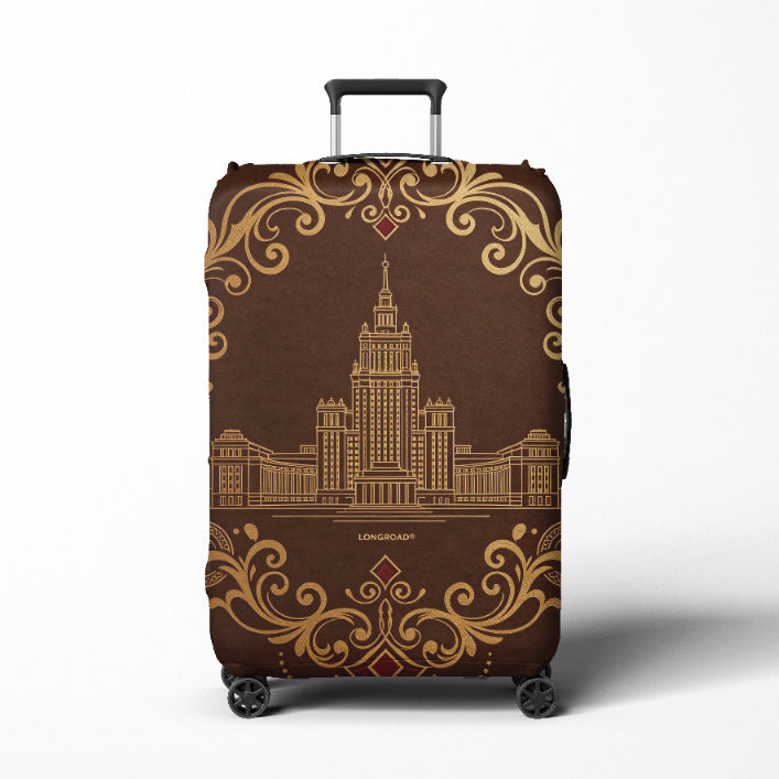 Women's Travel Trolley Bowlift with elegant baroque pattern