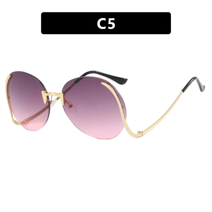 Women’s luxurious oversized sunglasses with innovative frame and UV protection Bowlift