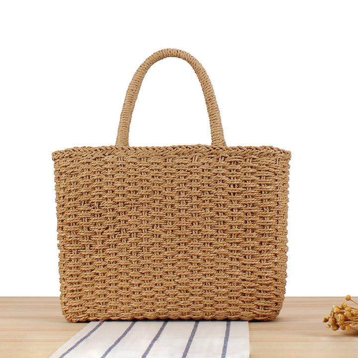 Handbag Made of Durable Natural Woven Material Bowlift
