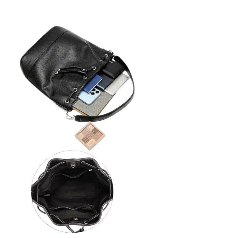 Practical drawstring bag with adjustable shoulder strap Bowlift