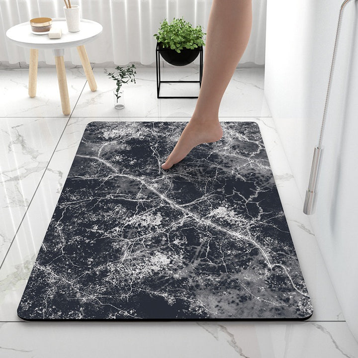 Soft Touch Marble Bath Mat Bowlift