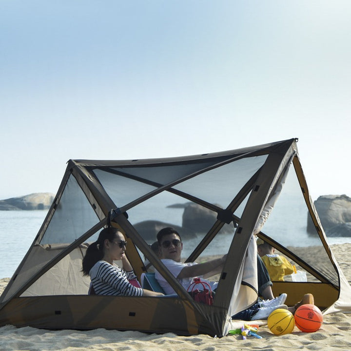 Large Air Tent with Innovative Quick Setup and Breathability Bowlift