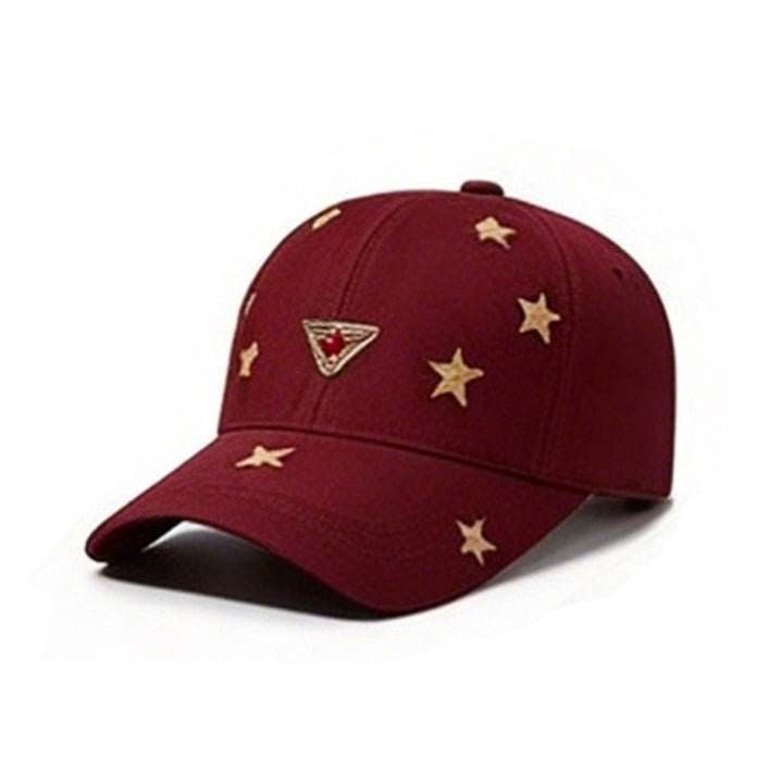 Women's Baseball Cap with Star Motif Bowlift