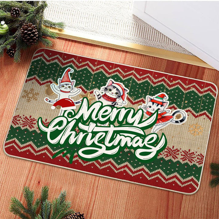 Christmas-Themed Decorative Door Mat Bowlift