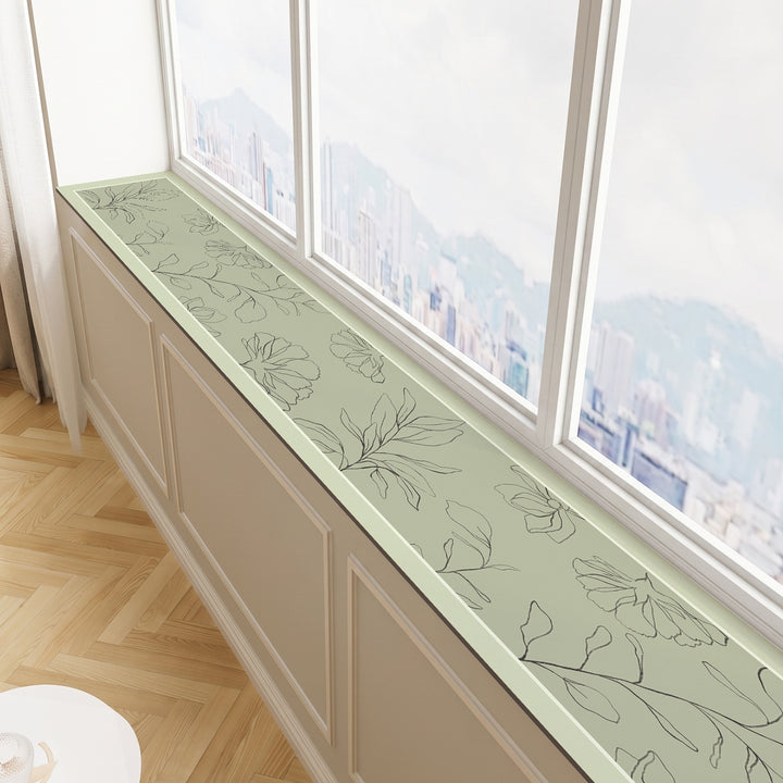 Floral Pattern Decorative Window Sill Mat Bowlift