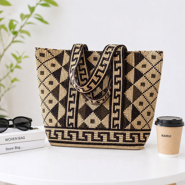 Fashionable and Practical Wicker Bag Bowlift