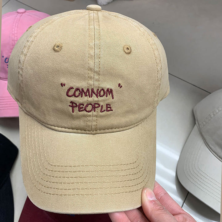 Men's Cotton Embroidered Baseball Cap Bowlift