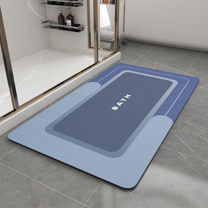 Absorbent Textured Bath Mat Bowlift
