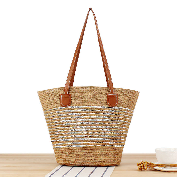 Beach bag with modern stripe design Bowlift