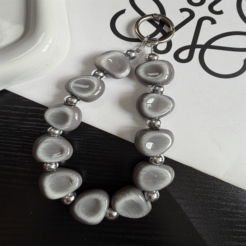 Beaded Charm Keychain Bowlift 1790135411