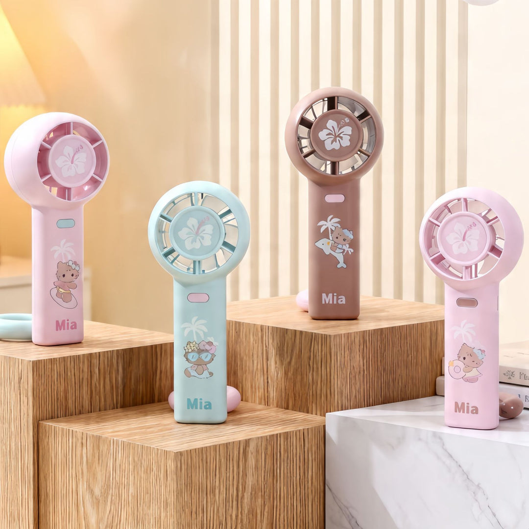 Portable Mini Fan with Creative Animal Designs Bowlift