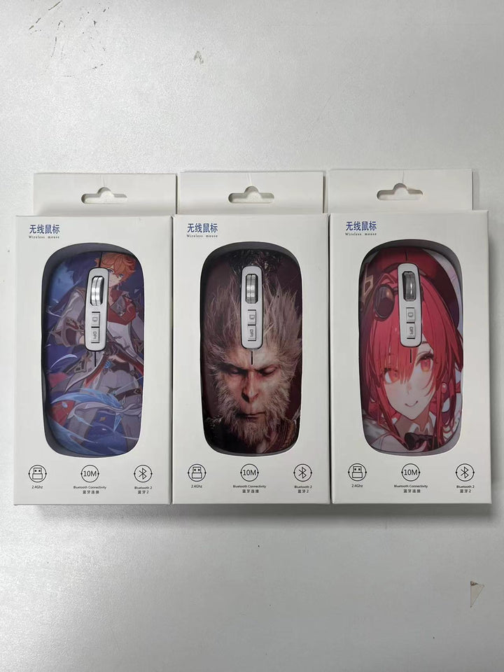 Graphic Art Wireless Mouse Bowlift