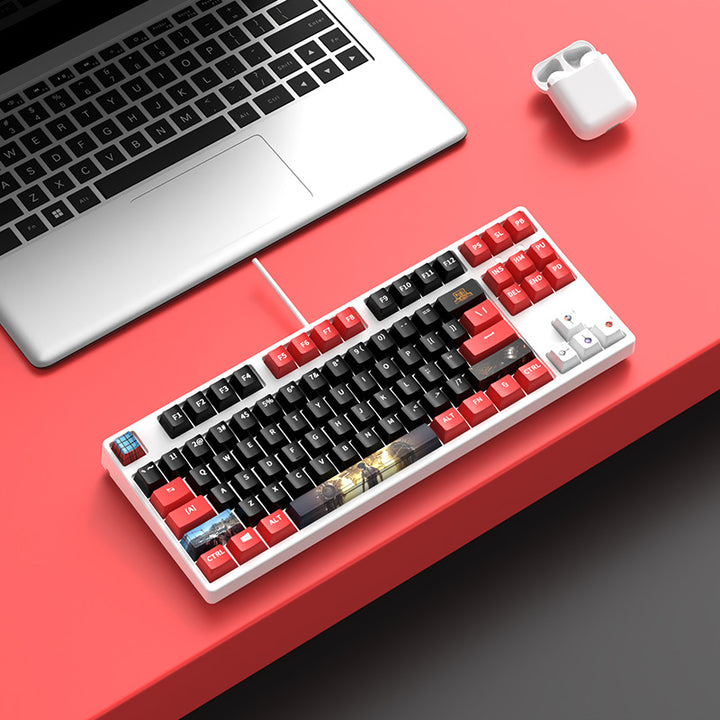 Compact Mechanical Gaming Keyboard Bowlift
