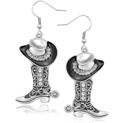Cowboy Boot and Hat Earrings Bowlift