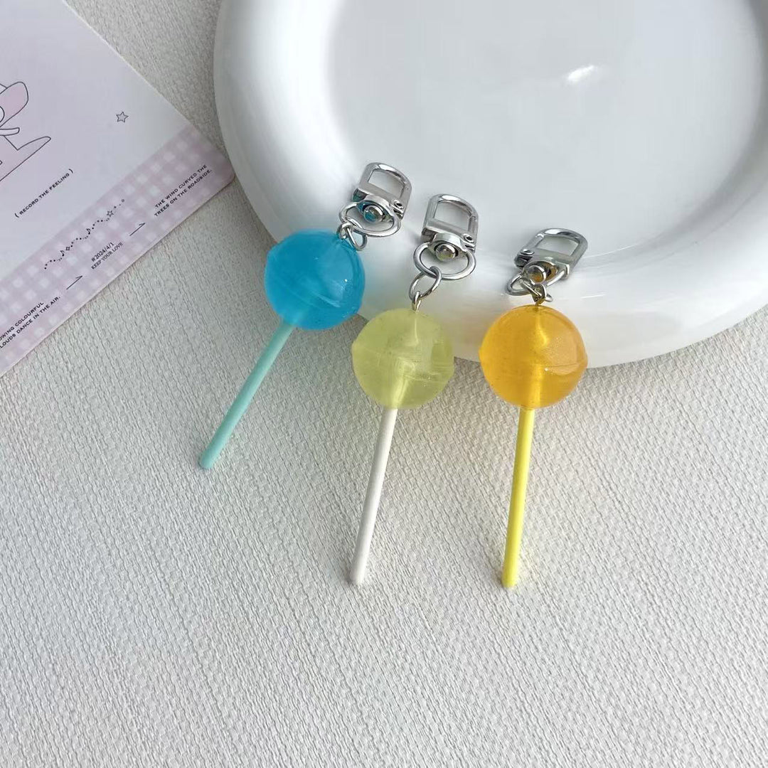 Lollipop-Inspired Charm Keychain Bowlift