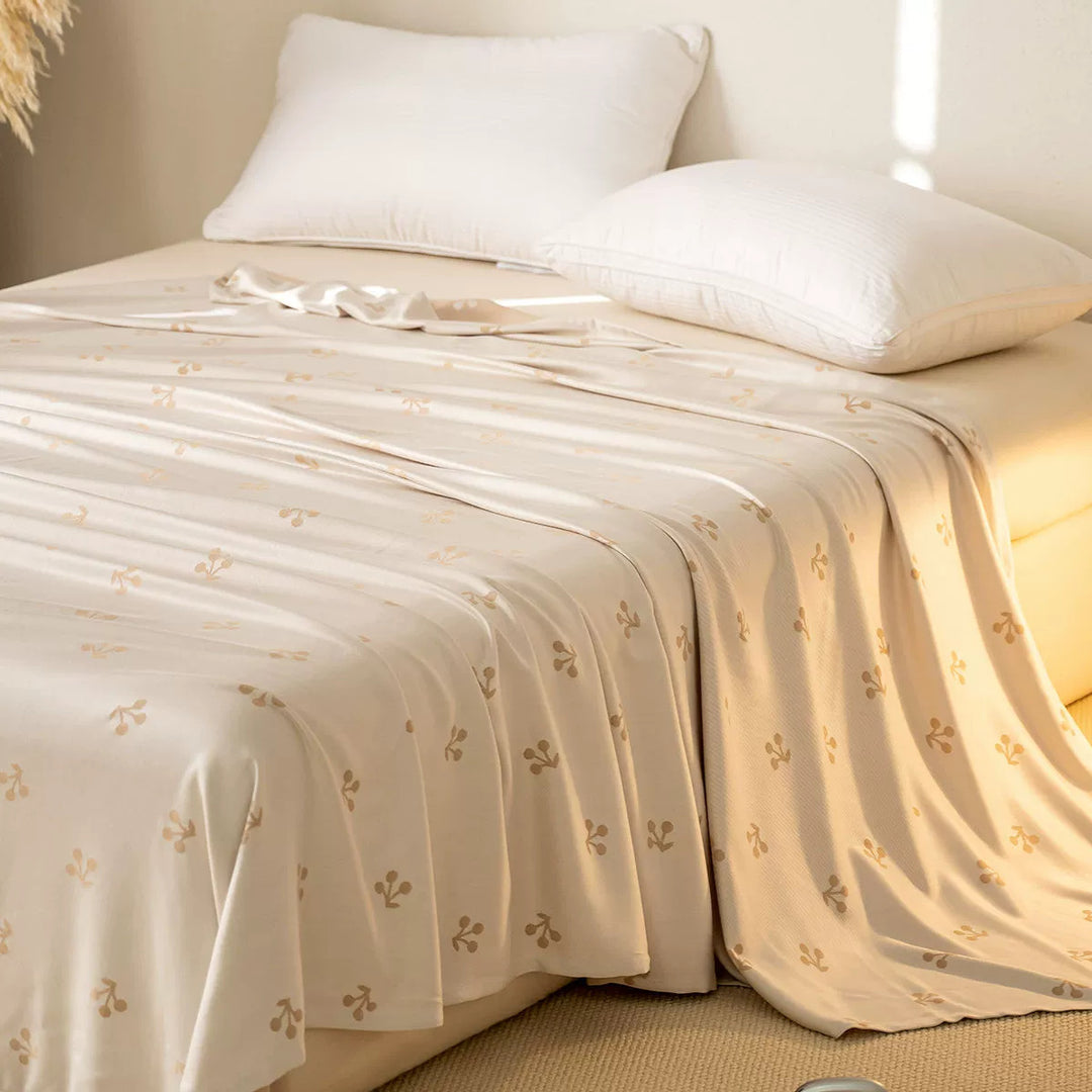 Women Satin Bedspread Bowlift