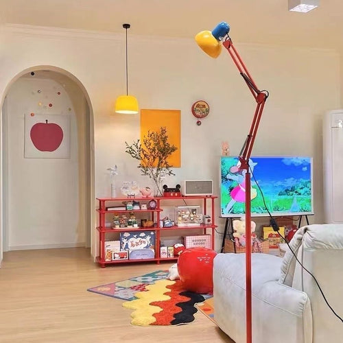 Adjustable Modern Floor Lamp with Colorful Design