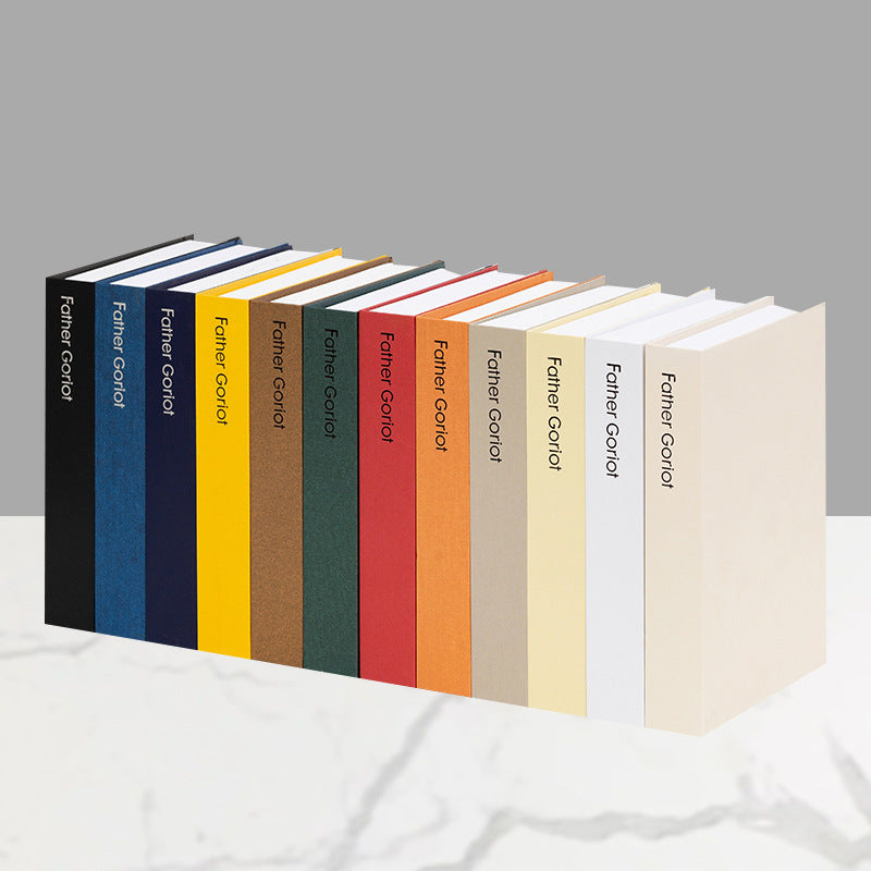 Decorative faux book storage box set for bookshelf styling Bowlift