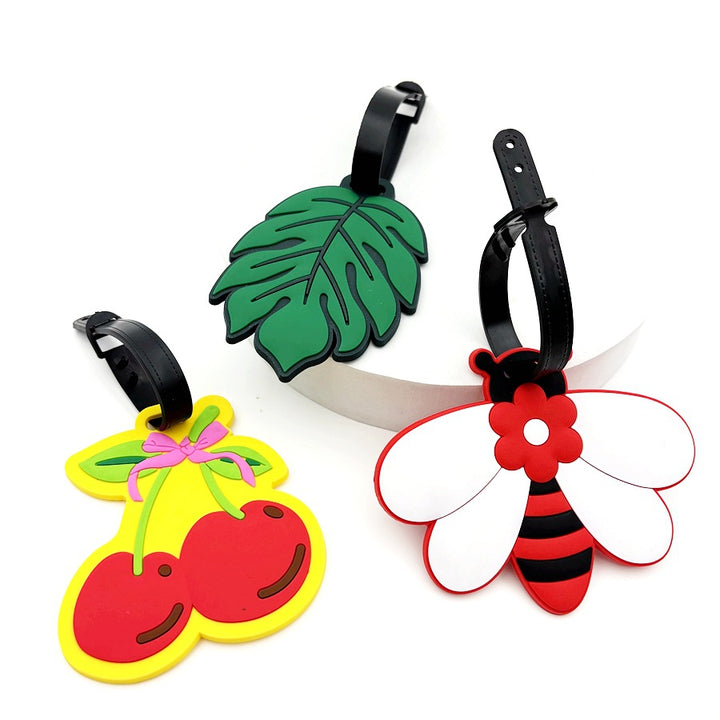 Bee-Themed Luggage Tag Bowlift
