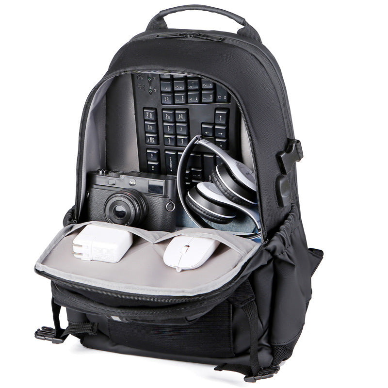 Tech-Enhanced Multi-Compartment Backpack Bowlift