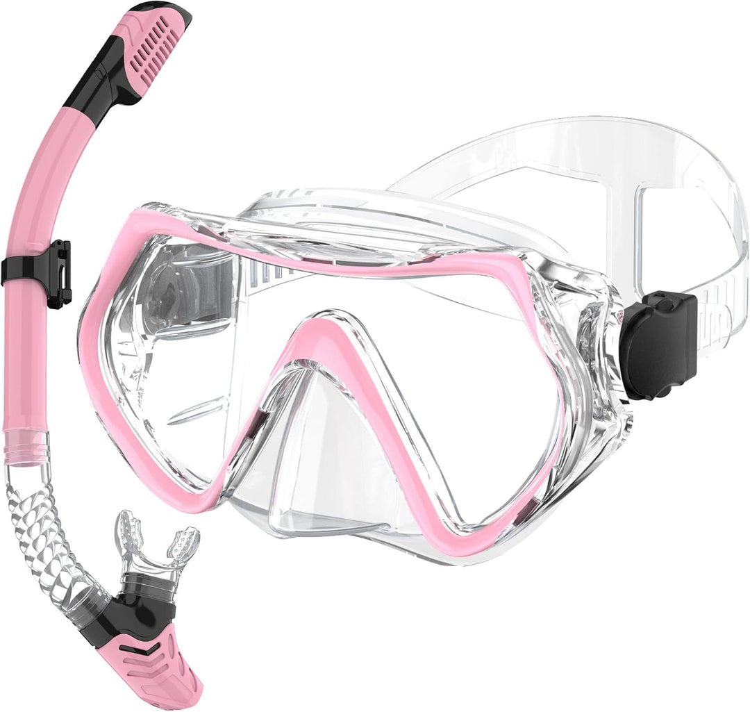 Swimming mask with visibility and comfort optimization Bowlift